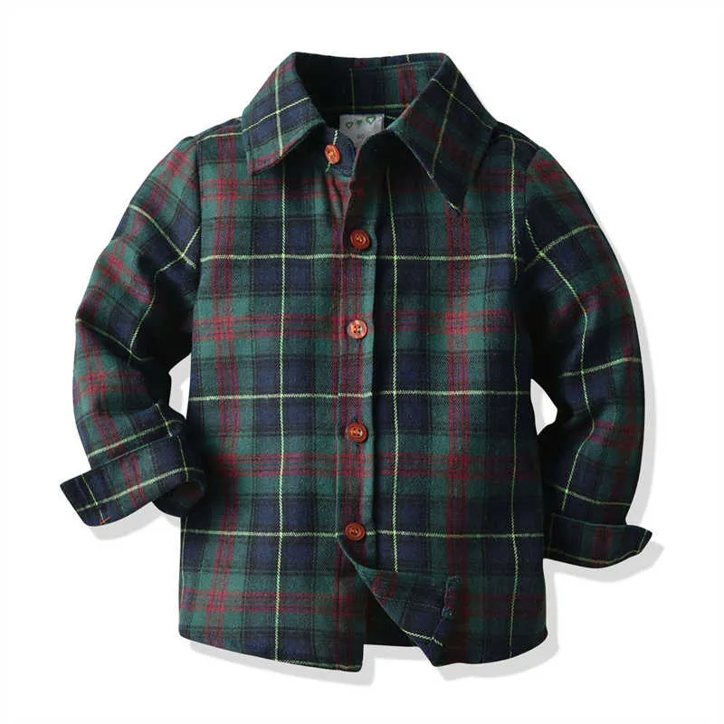2 Pieces Set Baby Kid Boys Birthday Party Checked Bow Shirts And Solid Color Jumpsuits Wholesale 211109489