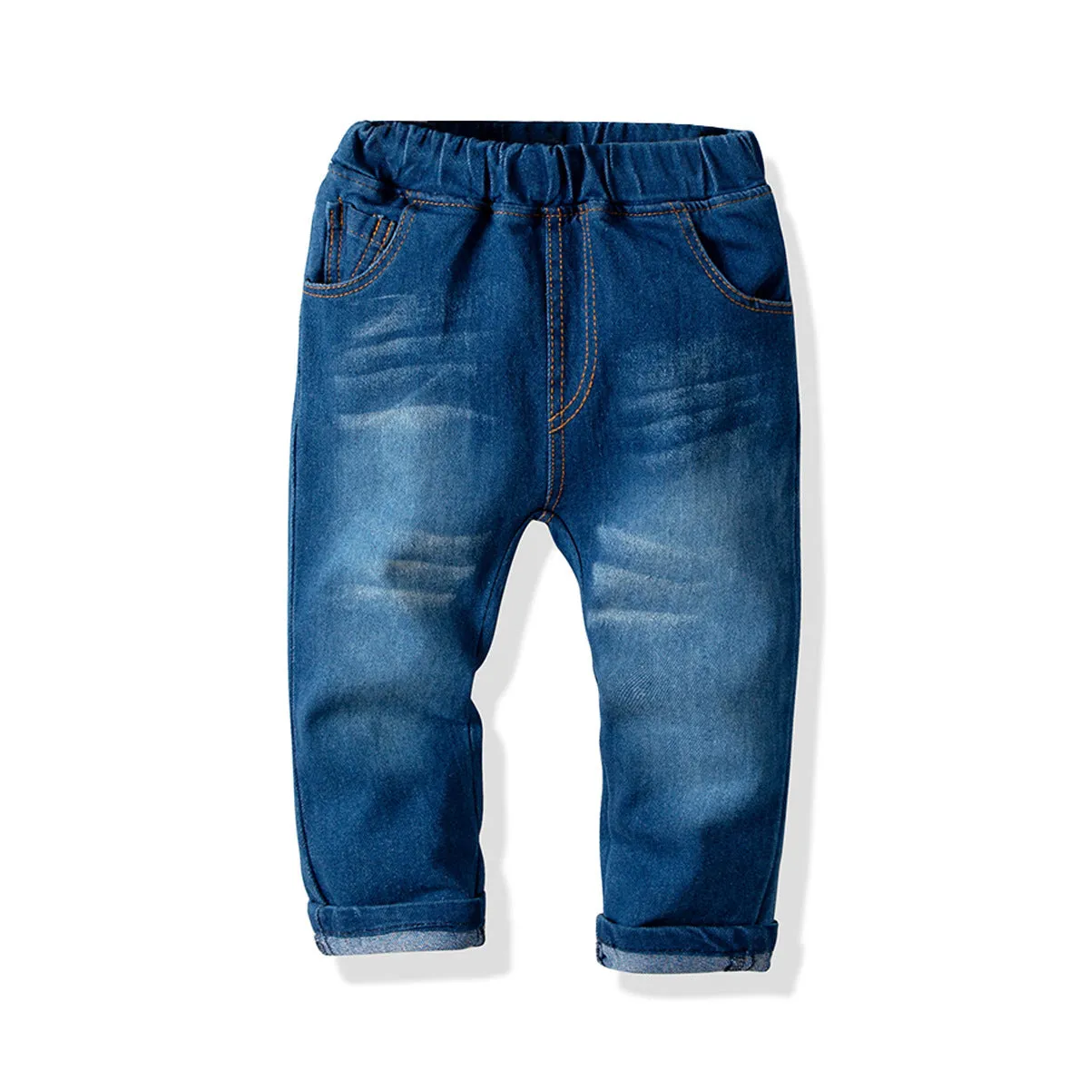 2 Pieces Set Baby Kid Boys Dressy Birthday Party Letters Dinosaur Bow Print Shirts And Solid Color Jeans Wholesale 211109682