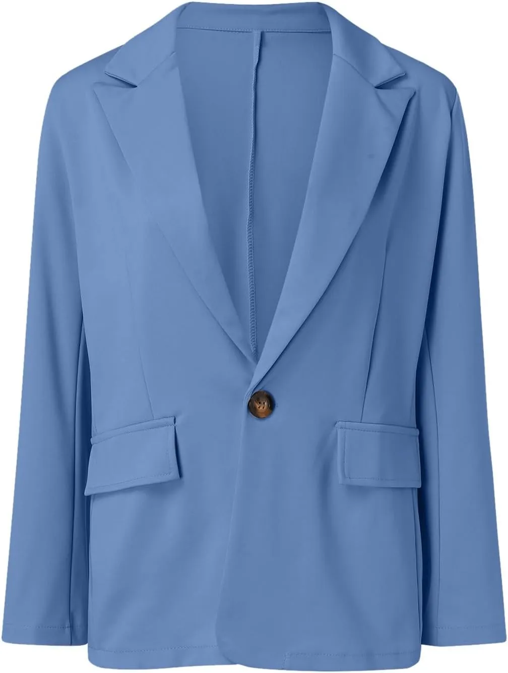 2023 Women's Two Piece Lapels Suit Set Office Business Long Sleeve Button Formal Blazers   Pant Suit Slim Loose Jacket Suit