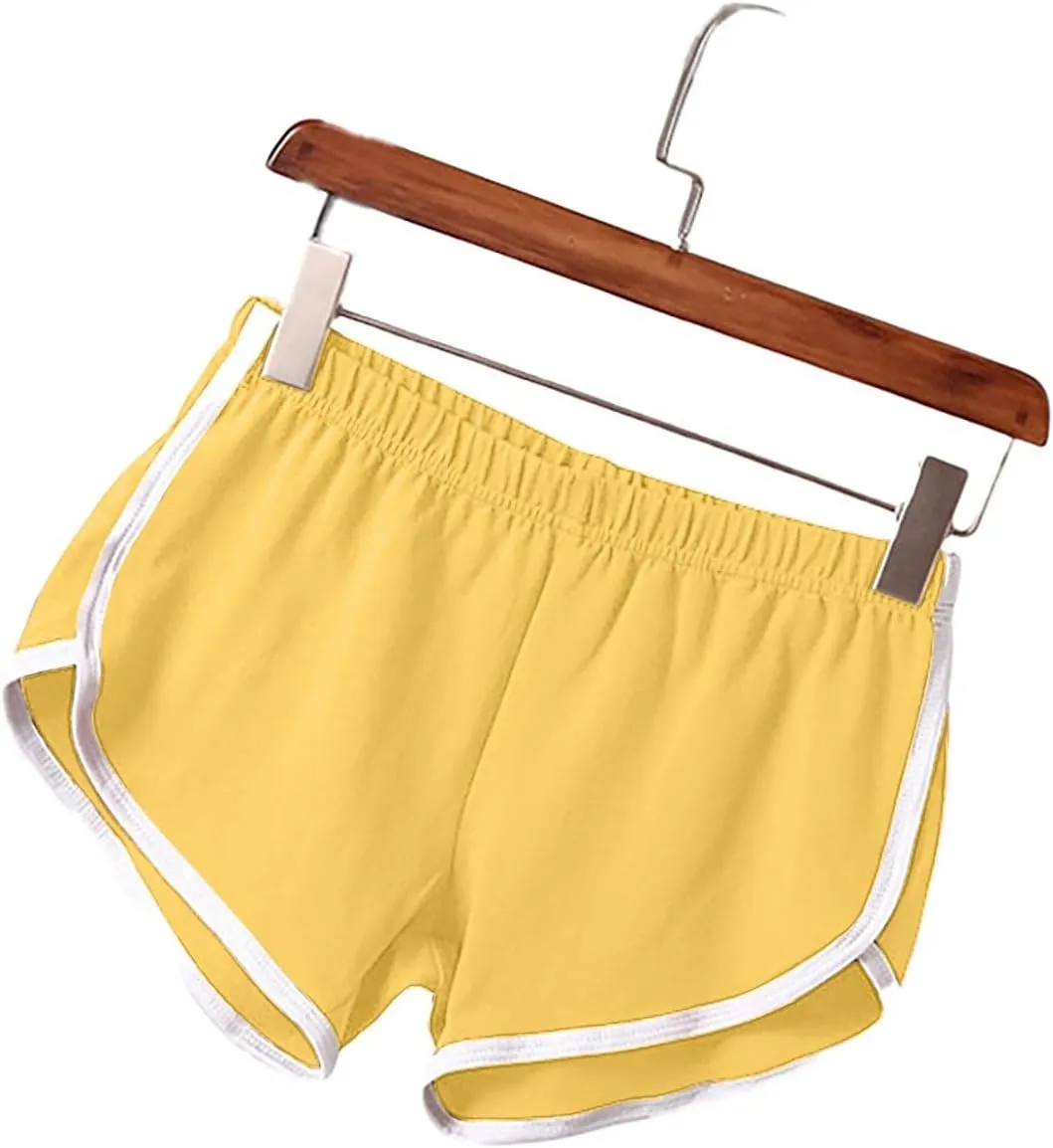 3 PC Shorts for Women 2024 Casual Summer Sports Yoga Shorts Workout Running Shorts Loose Breathable Beach Pant