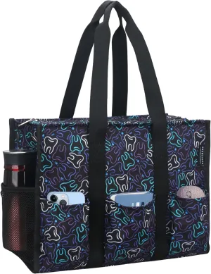 ABAMERICA Nurse Bags for Work: Multiple Pockets, Waterproof, Organizing Zip Top Clinical Bag for Nursing Students