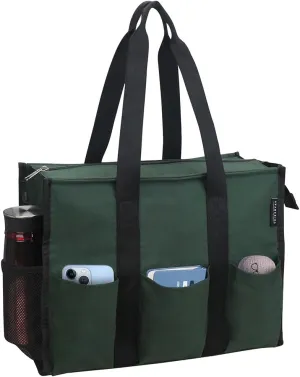ABAMERICA Nurse Bags for Work: Multiple Pockets, Waterproof, Organizing Zip Top Clinical Bag for Nursing Students