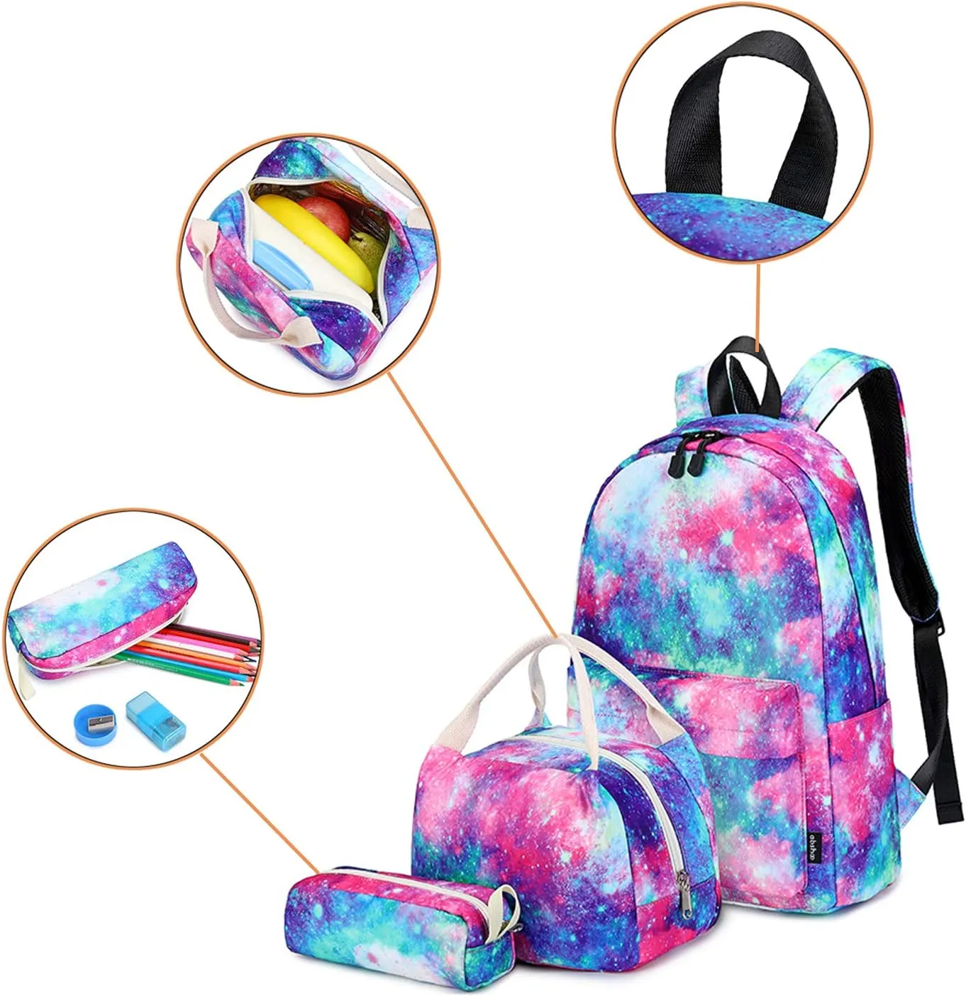 Abshoo Lightweight Water Resistant Backpacks for Teen Girls School Backpack with Lunch Bag