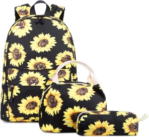 Abshoo Lightweight Water Resistant Backpacks for Teen Girls School Backpack with Lunch Bag