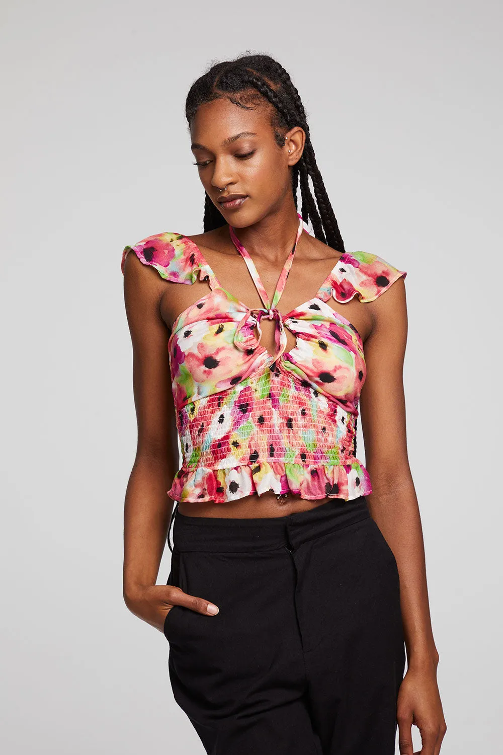 Alessia Poppy Floral Blouse