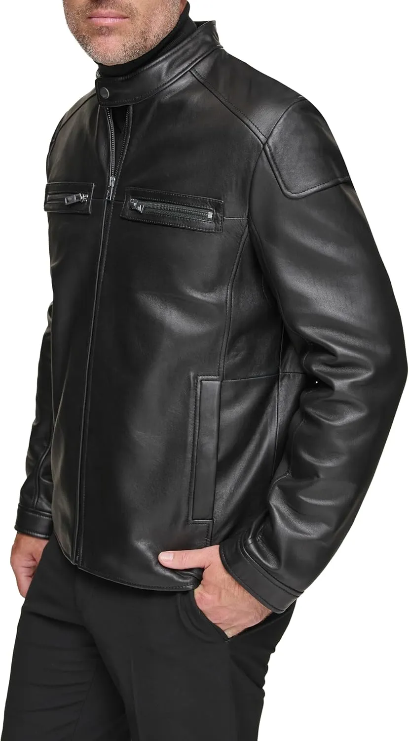 ANDREW MARC Men's Leather Jacket