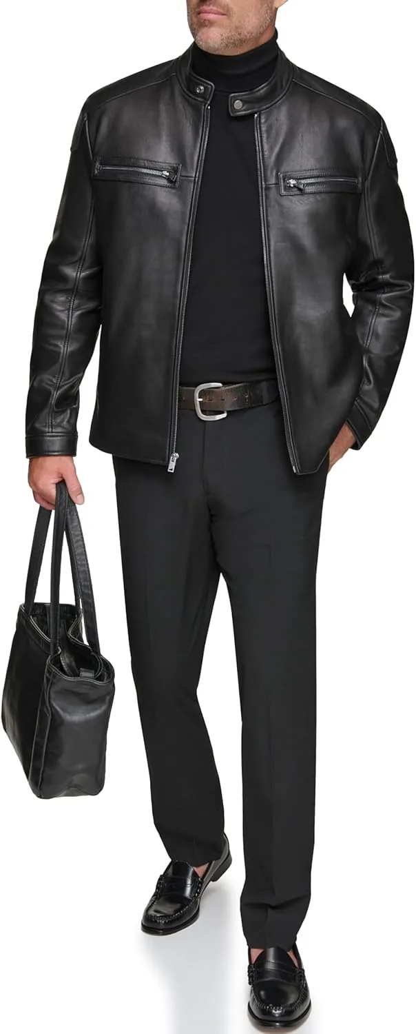 ANDREW MARC Men's Leather Jacket