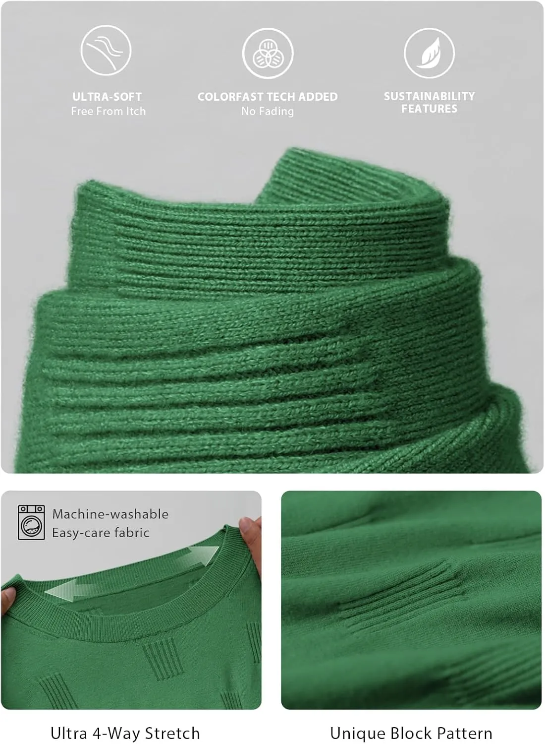 ATHMILE Womens Sweaters Knit Long Sleeve Pullover Tops Trendy Dressy Business Casual Winter Clothes Outfit Fashion 2025