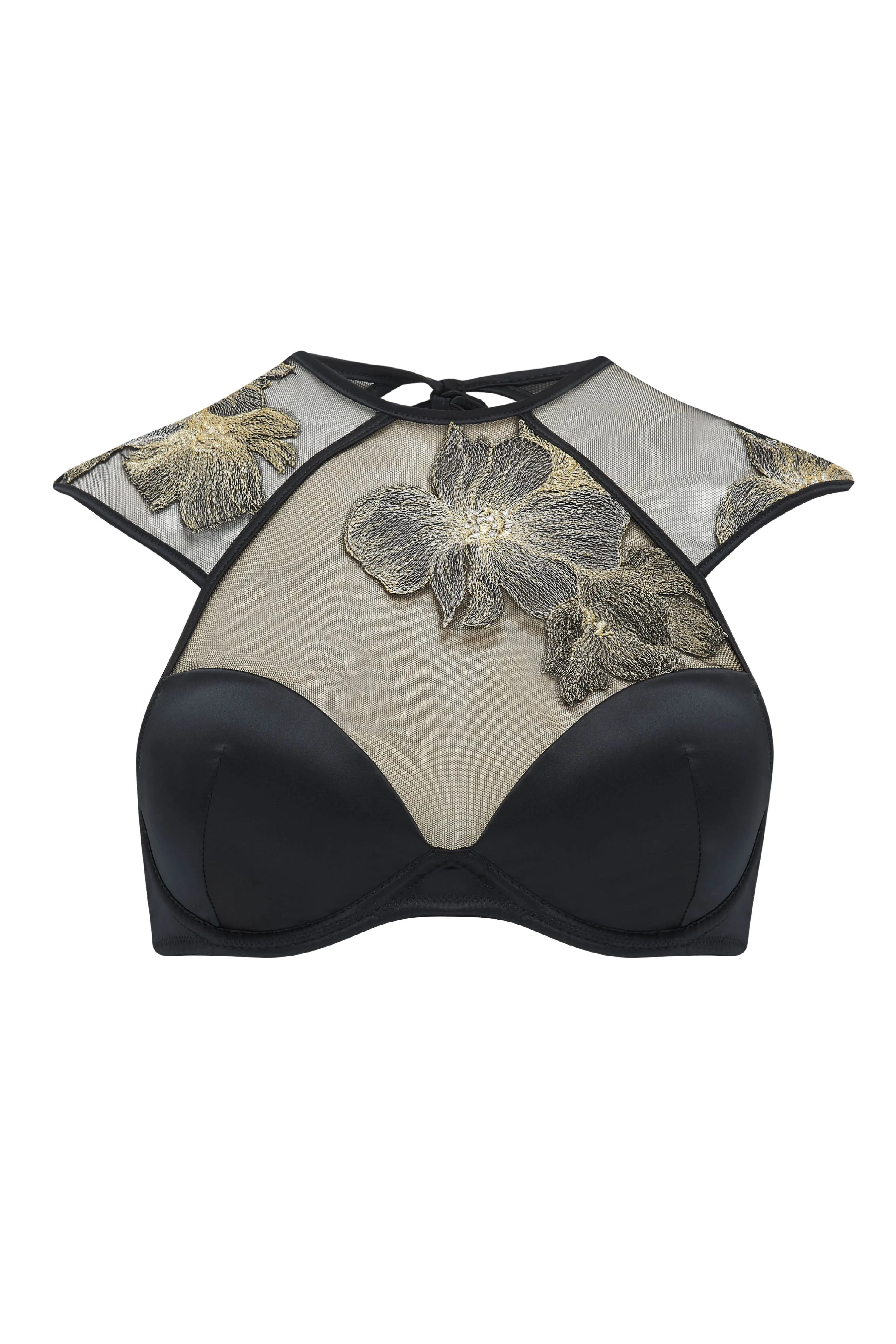 Ayako High Neck Underwired Bra