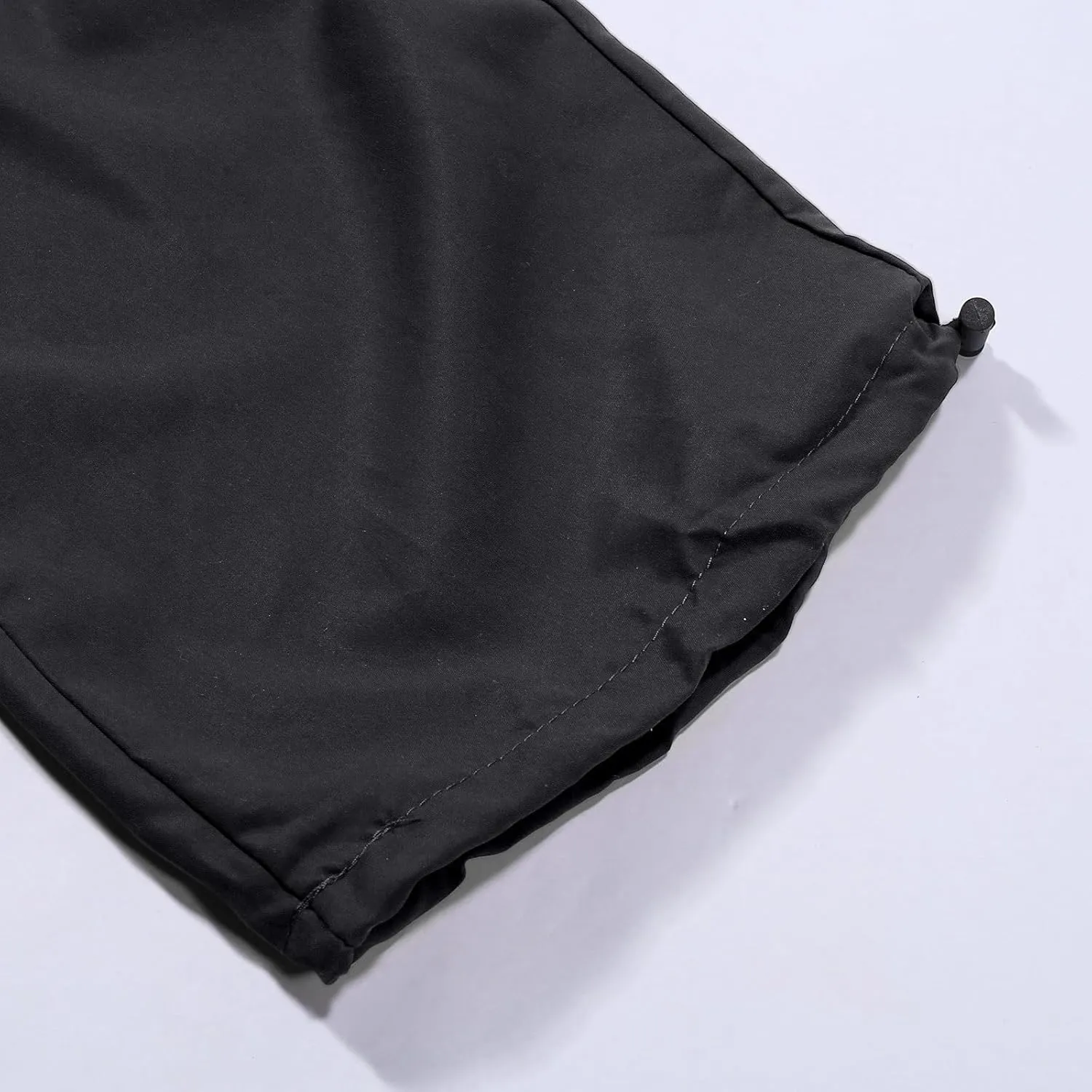 Baggy Parachute Pants for Women Elastic High Waist Lounge Cargo Pants Multiple Pockets Jogger Y2K Quick Dry Pant