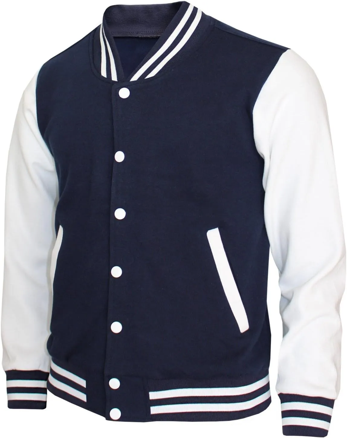 Baseball Jacket - Varsity Cotton Letterman Jacket in 8 Colors