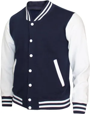 Baseball Jacket - Varsity Cotton Letterman Jacket in 8 Colors