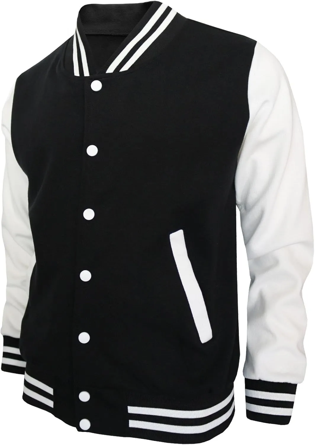 Baseball Jacket - Varsity Cotton Letterman Jacket in 8 Colors