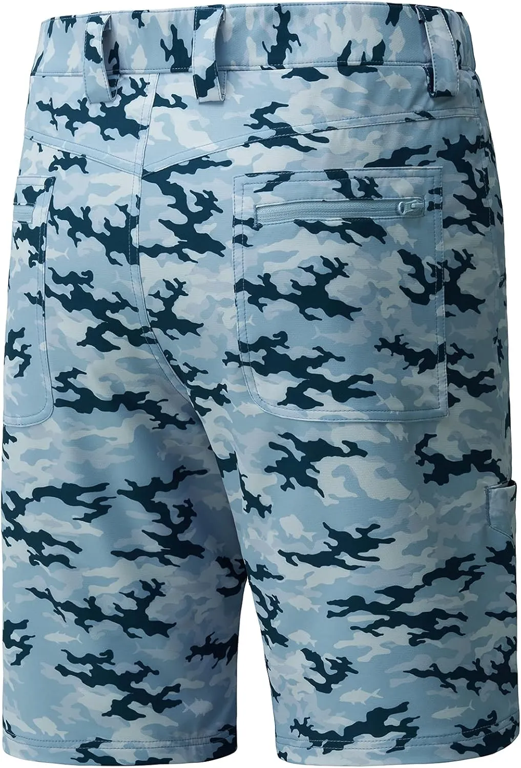 BASSDASH 10.5 Mens Fishing Cargo Shorts Quick Dry UPF 50  Water Resistant FP01M