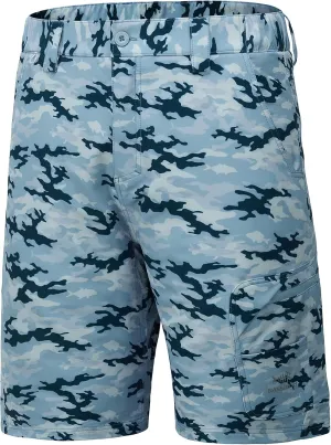 BASSDASH 10.5 Mens Fishing Cargo Shorts Quick Dry UPF 50  Water Resistant FP01M