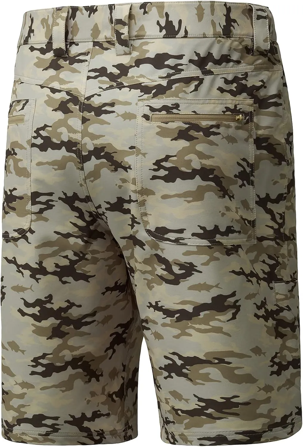 BASSDASH 10.5 Mens Fishing Cargo Shorts Quick Dry UPF 50  Water Resistant FP01M