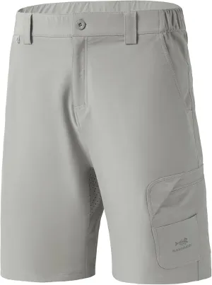BASSDASH 10.5 Mens Fishing Cargo Shorts Quick Dry UPF 50  Water Resistant FP01M
