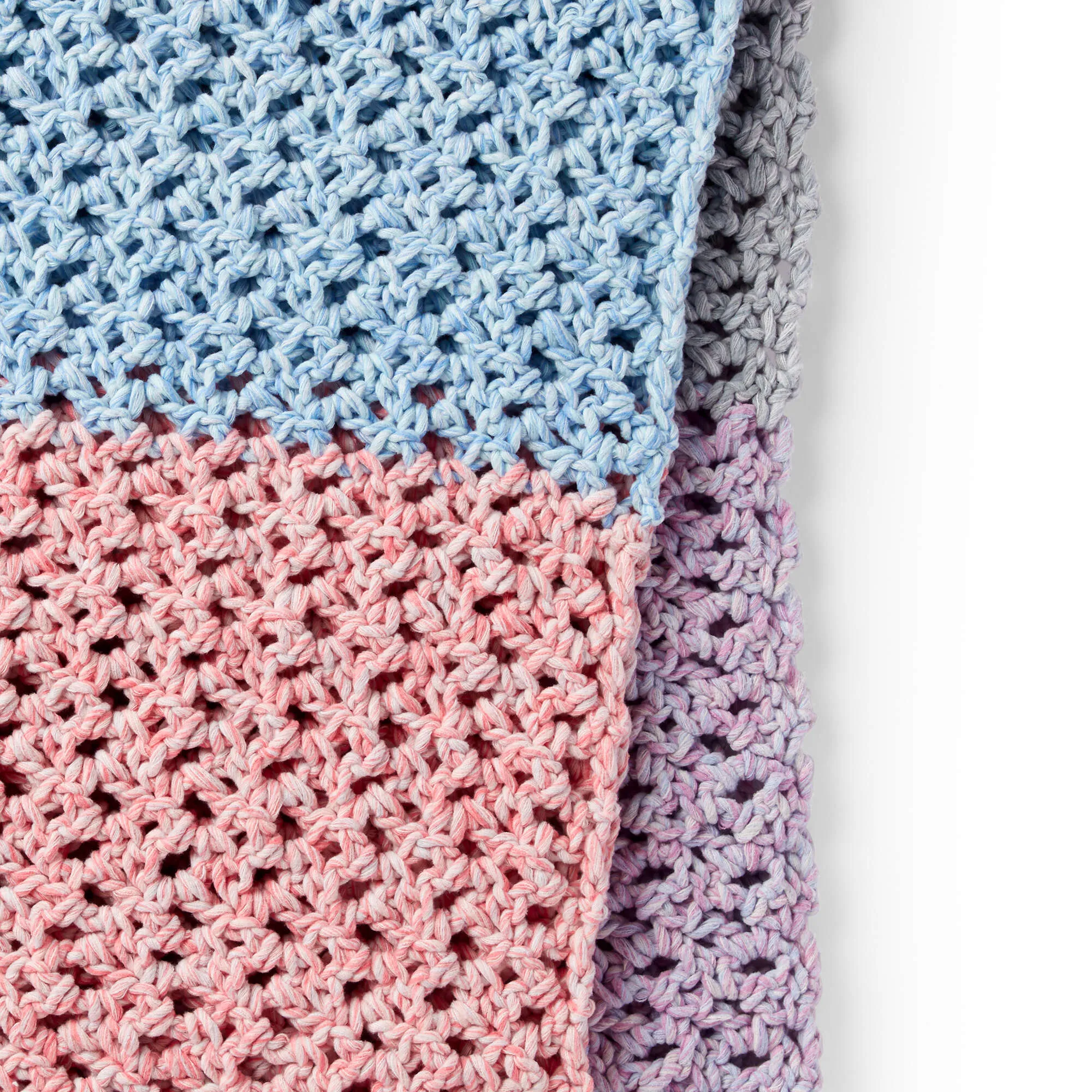 Bernat Bold Stripes Crochet Blanket