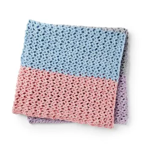 Bernat Bold Stripes Crochet Blanket