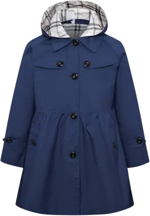 Betusline Girl's Single Breasted Trench Coat Dress Coat Outerwear, 2-14 Years