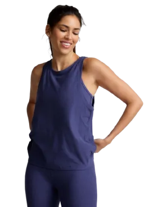 Beyond Yoga Featherweight Rebalance Tank - Eternal Blue Heather