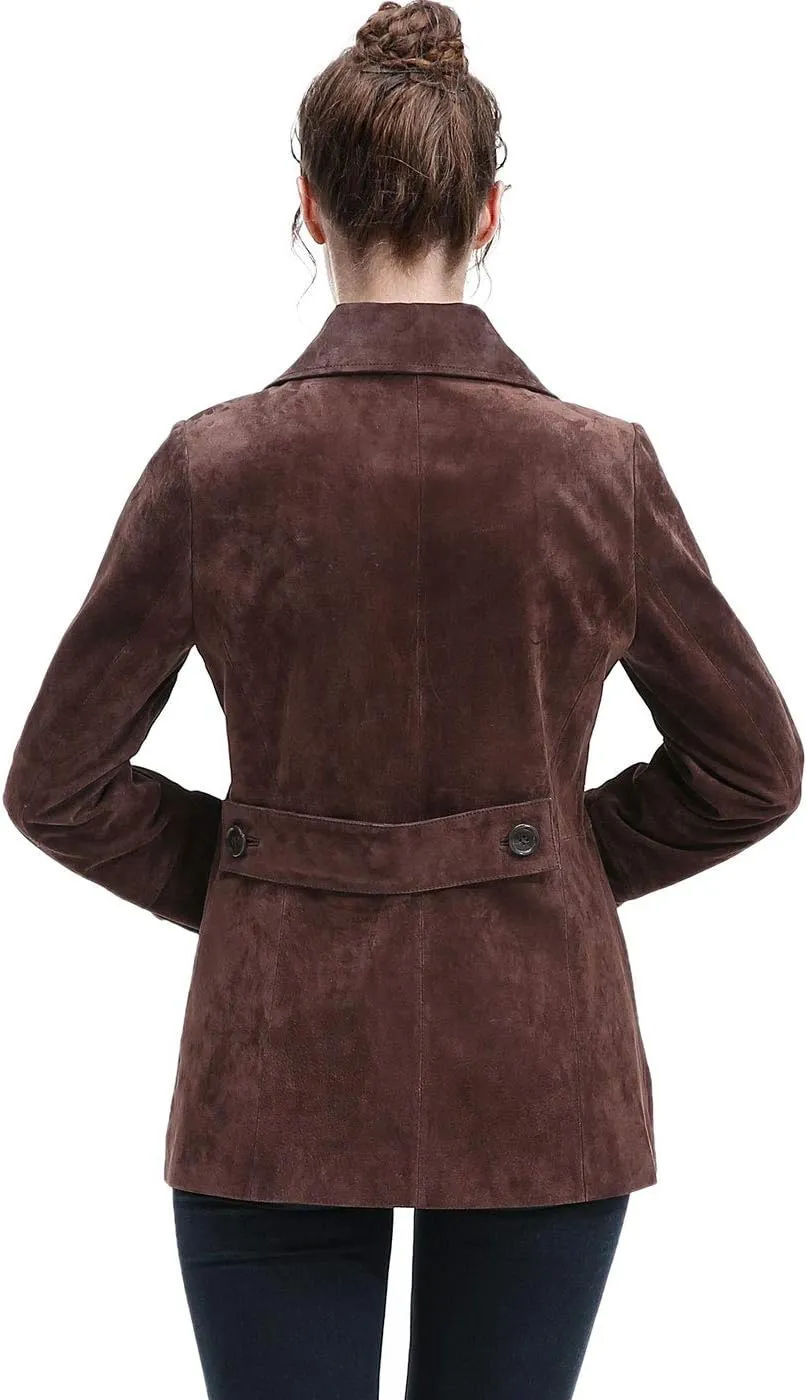 BGSD Women Jane Suede Leather Jacket (Also available in Plus Size & Petite)