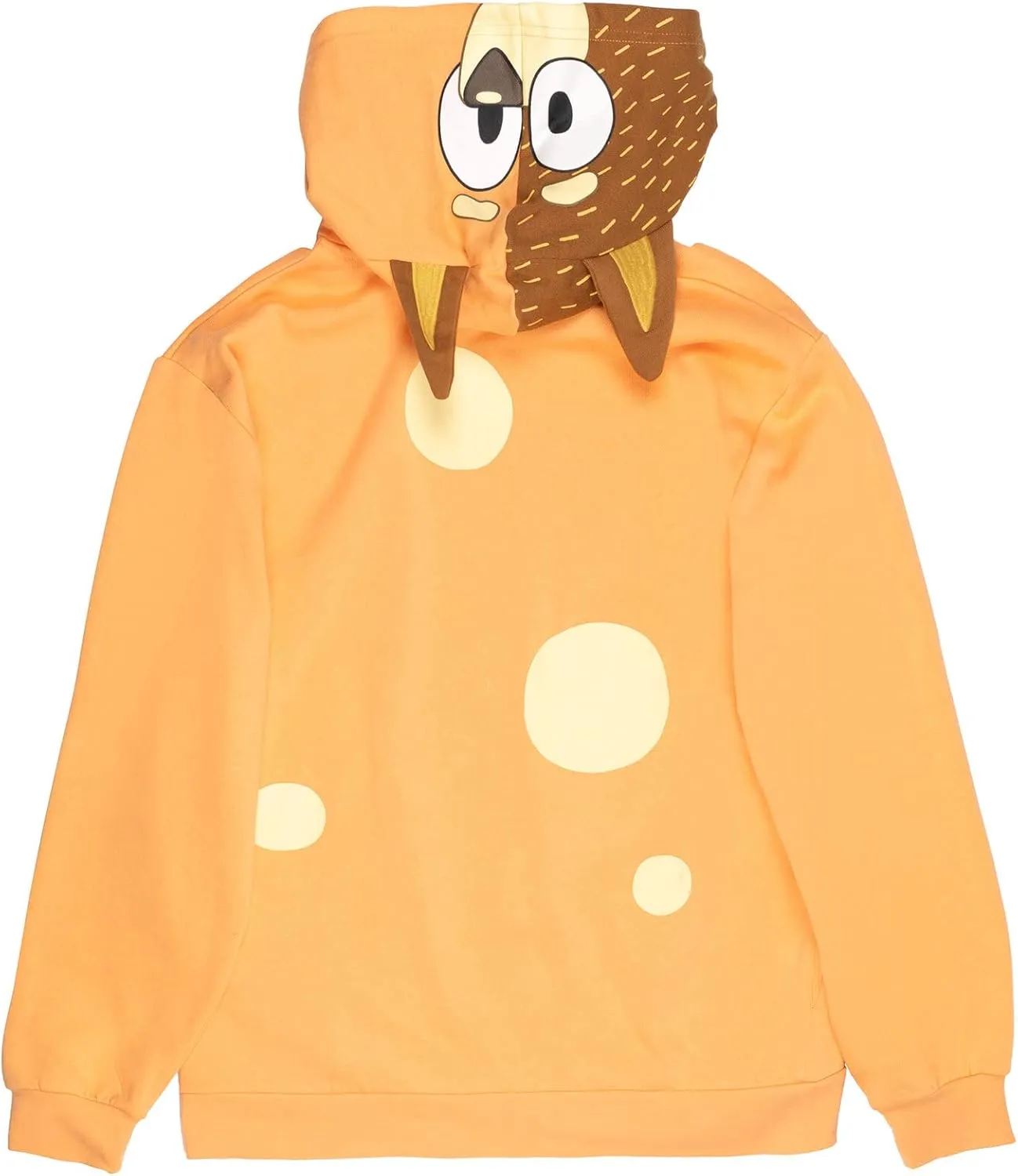 Bluey Bingo Dad Mom Fleece Matching Family Cosplay Pullover Hoodie Infant to Little Kid
