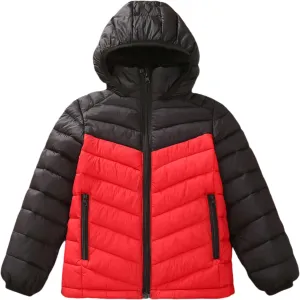 Boys Girls Toddlers Lightweight Hooded Puffer Jacket Kids Winter Coat Warm Comfy Outerwear
