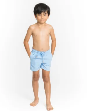 Boy's Swim Trunks in Sky Blue