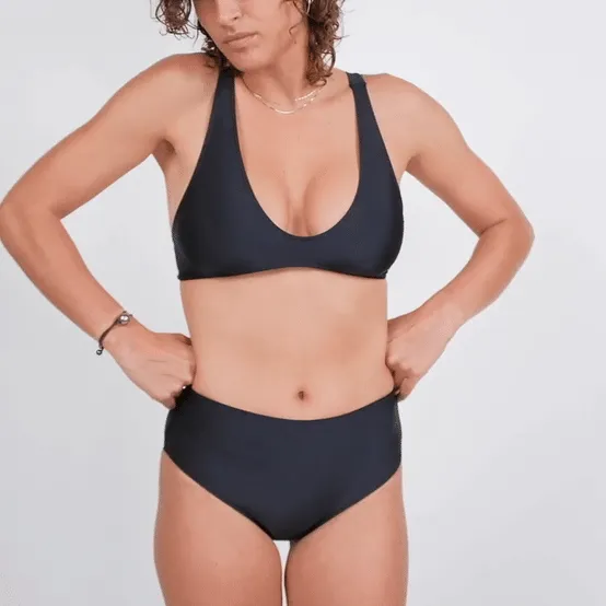 Brasilia Bikini Top - Black