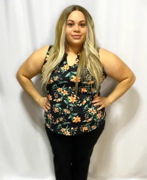 Bright Patch Floral Sleeveless Top