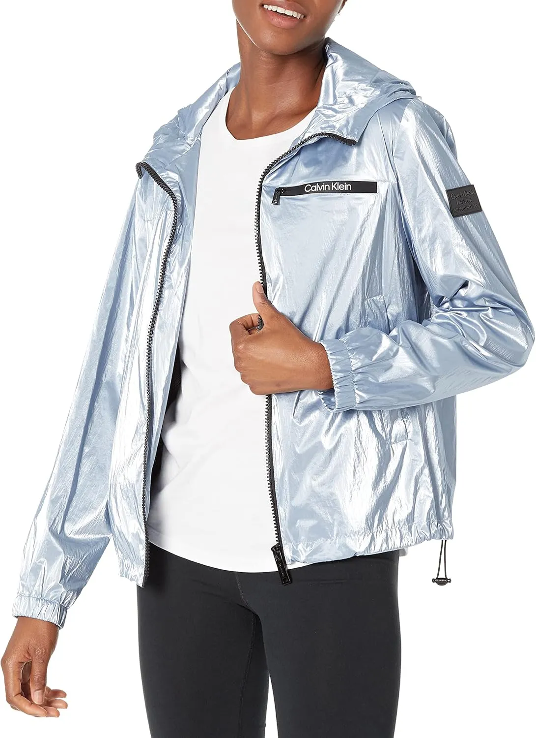 Calvin Klein Women's Lightweight Water Resistant Everyday Windbreaker