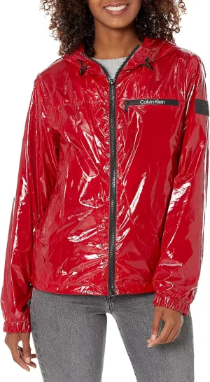 Calvin Klein Women's Lightweight Water Resistant Everyday Windbreaker