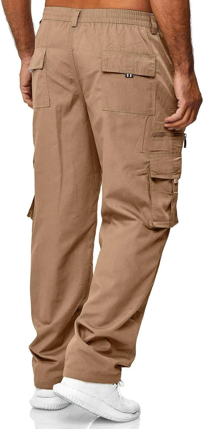Cargo Pants for Men Baggy Lightweight Outdoor Work Pants with Pockets Mencomfy Stretch Waterproof Hiking Jogger Pants