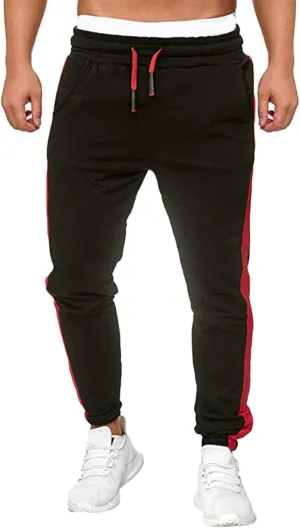 Cargo Pants for Men Big and Tall, Sport Pants Drawstring Sports Trousers Sweatpants for Men Men's Lightweight Jogger