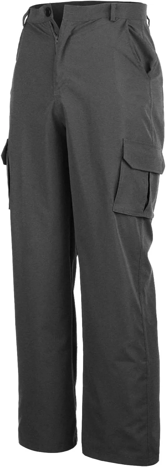 Cargo Pants for Men Big and Tall, Zipper Pockets Running Athletic Workout Pants Tapered Sweatpants for Men Golf Track