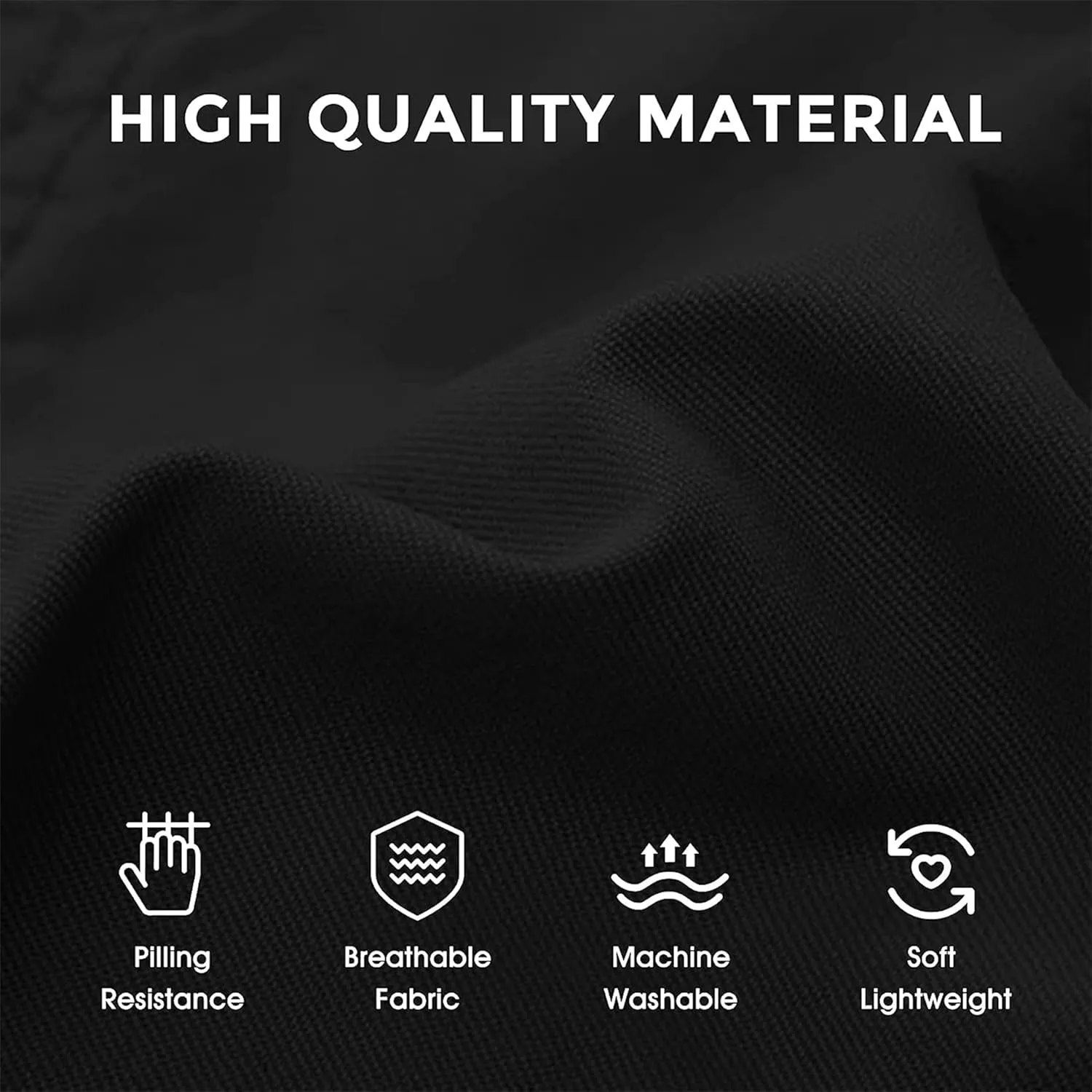 Cargo Pants for Men Relaxed Fit Casual Work Trousers Cotton Hiking Tactical Pants with 6 Pockets (38,Black)