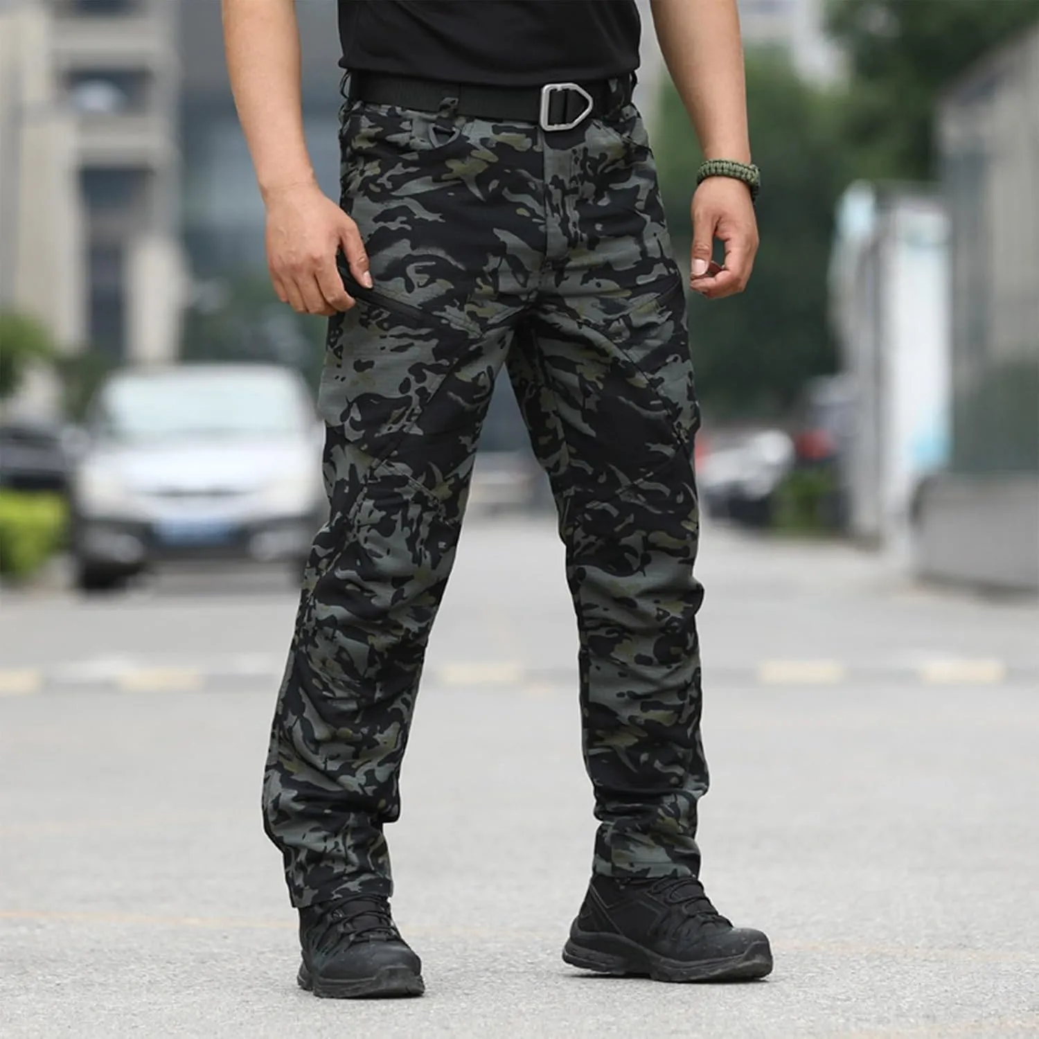 Cargo Pants Men Classic Breathable Vintage Hiking Pant Flexible Quick-Dry Relaxed Fit Outdoor Regular Tactical Pant