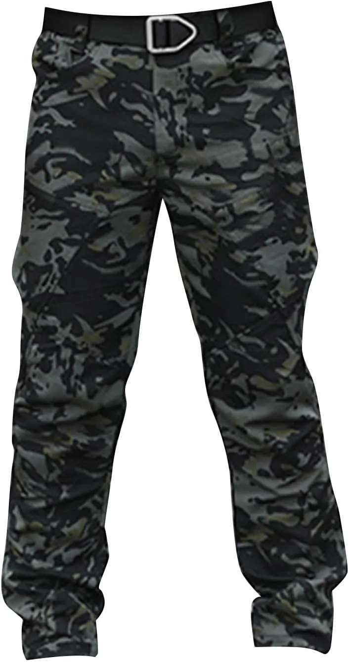 Cargo Pants Men Classic Breathable Vintage Hiking Pant Flexible Quick-Dry Relaxed Fit Outdoor Regular Tactical Pant