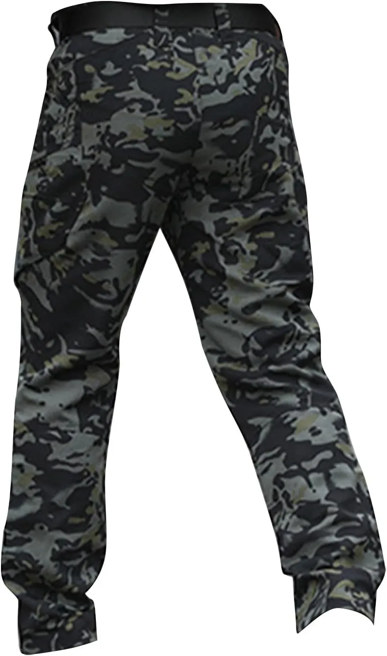 Cargo Pants Men Classic Breathable Vintage Hiking Pant Flexible Quick-Dry Relaxed Fit Outdoor Regular Tactical Pant