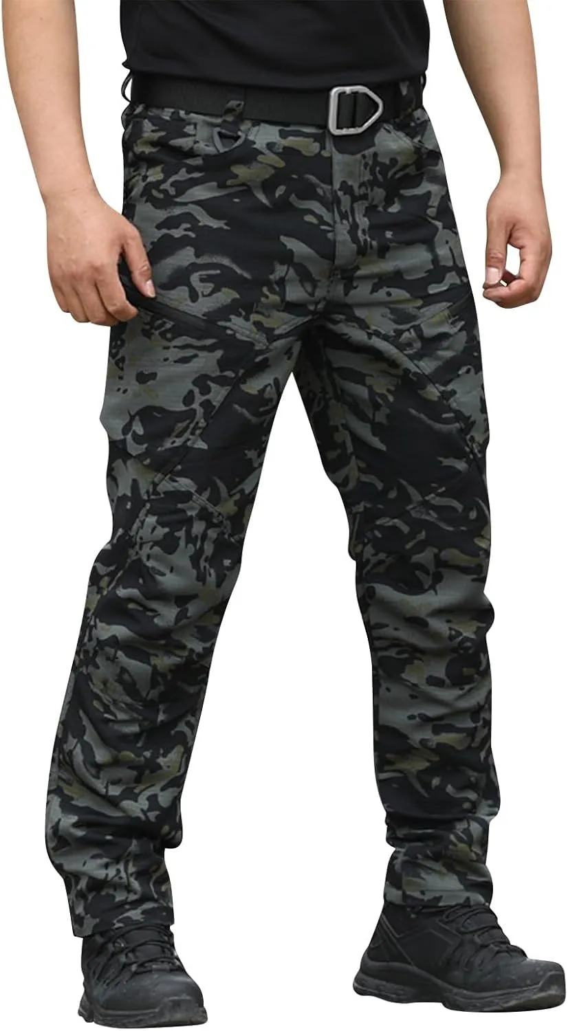Cargo Pants Men Classic Breathable Vintage Hiking Pant Flexible Quick-Dry Relaxed Fit Outdoor Regular Tactical Pant