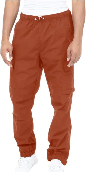 Cargo Sweatpants for Men Big and Tall Bottom Cargo Pants for Men Casual Mens Cargo Pants Mens Hiking Pants Cargo Work