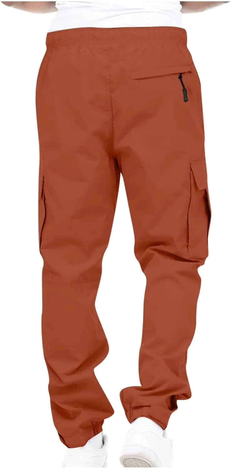 Cargo Sweatpants for Men Big and Tall Bottom Cargo Pants for Men Casual Mens Cargo Pants Mens Hiking Pants Cargo Work