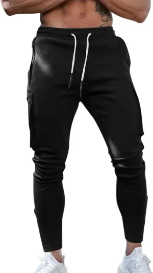 Cargo Trousers for Men Clothes Japanese Streetwear Men's Sweatpants Performance Open Bottom Workout Quick Dry Pants