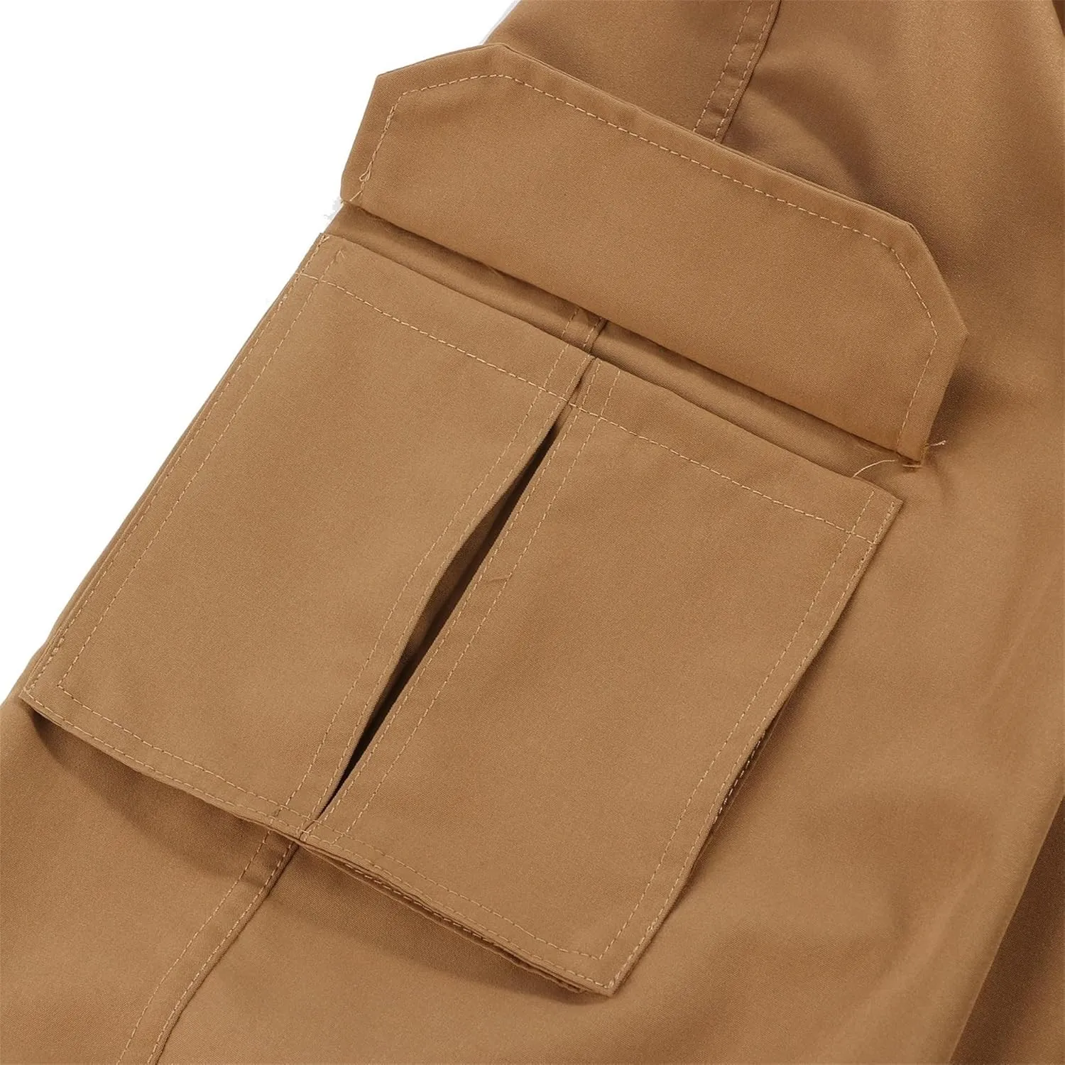 Cargo Work Pants for Men Multiple Pockets Straight Leg Trousers Slim Fit Casual Outdoor Hiking Travel Pants