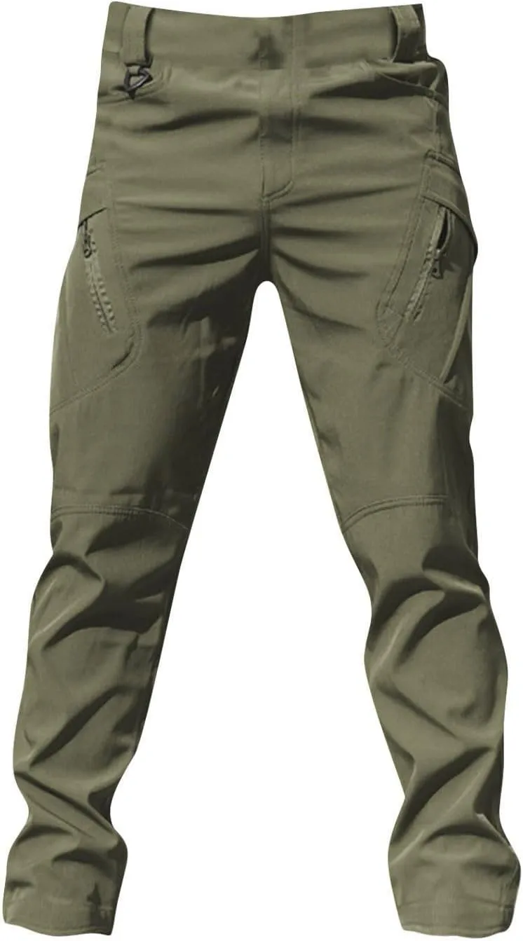 Cargo Work Pants for Men Stretch Flex Camo Tactical Pants Military Waterproof Lightweight Hiking Pants with Pockets