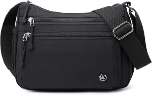 Casual Crossbody Bag with Anti Theft Pocket - Women Lightweight Water-Resistant Purse Bag