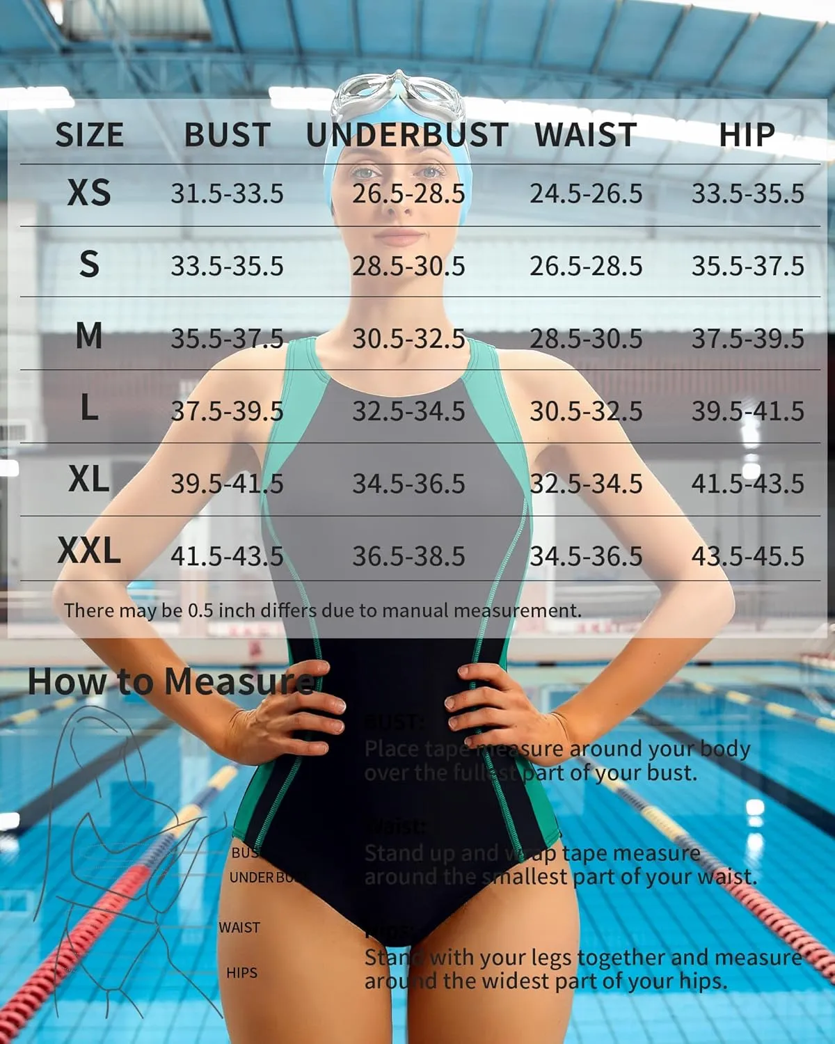 CharmLeaks Women Athletic One Piece Swimsuit Racerback Sport Lap Swimming Suits Swimwear Training Slimming Bathing Suit