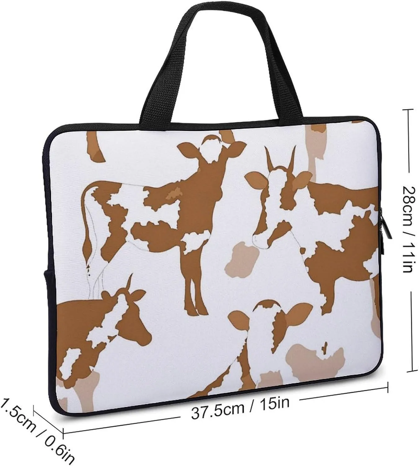 Christmas Tree Laptop Bag Water-resistant Laptop Sleeve Handle Notebook Computer Case Briefcase