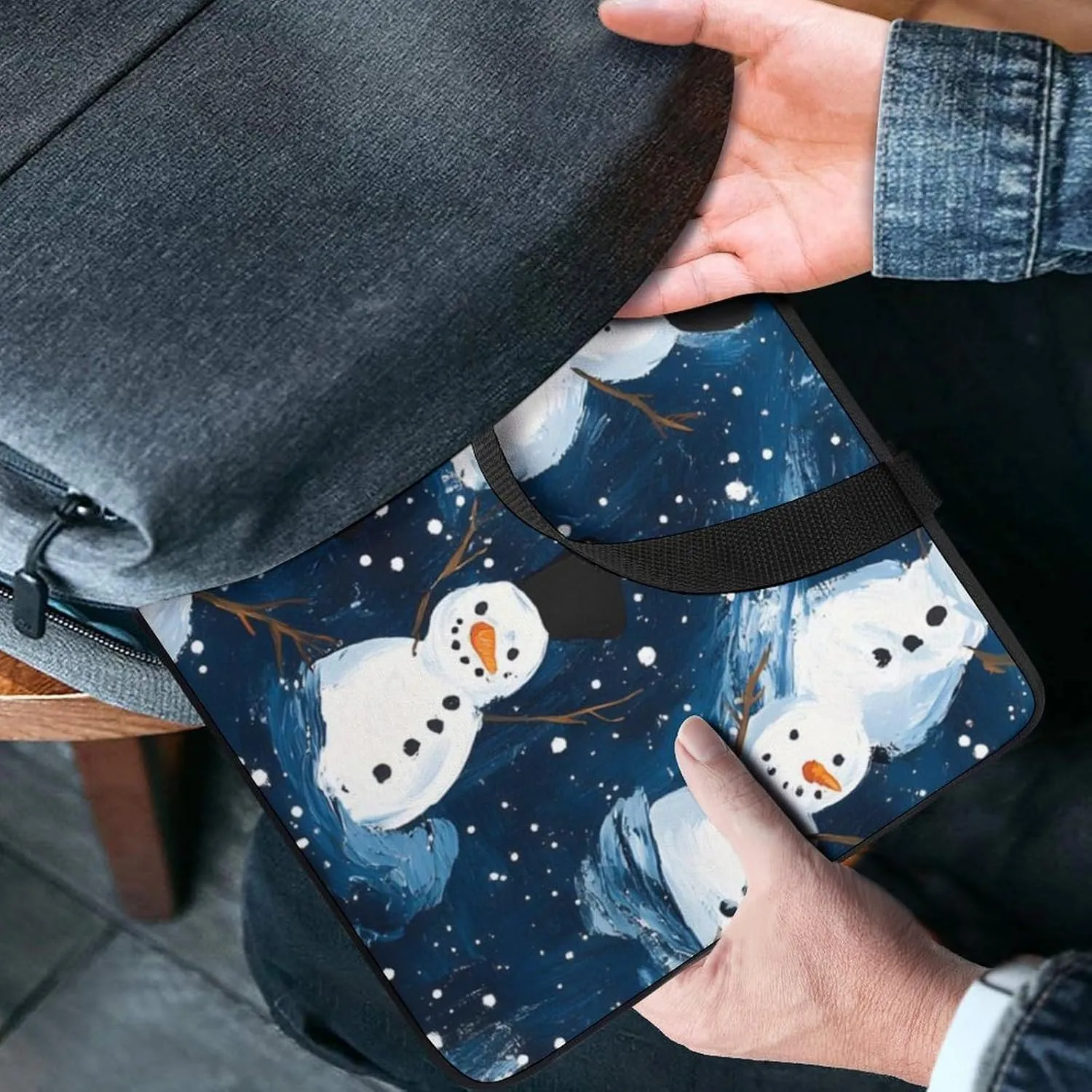 Christmas Tree Laptop Bag Water-resistant Laptop Sleeve Handle Notebook Computer Case Briefcase